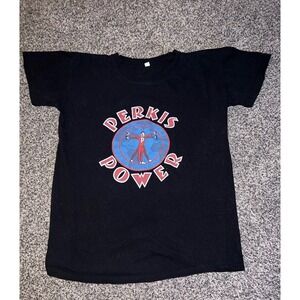 Perkis Power vintage unisex Black Tee size small